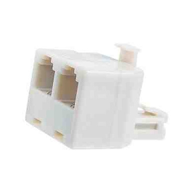 Doubleur RJ11 1 Mâle vers 2 Femelles