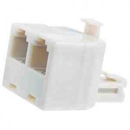 Doubleur RJ11 3 prises femelles