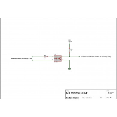 KIT téléinfo SFH620