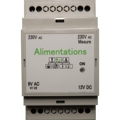 Alimentations WES 12VDC & 9VAC