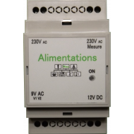 Alimentation 9V AC Mesure tension